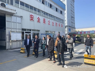 麗水市市場(chǎng)監(jiān)督管理局、浙江省皮革廠(chǎng)行業(yè)協(xié)會(huì)、嘉興學(xué)院及浙江省標(biāo)準(zhǔn)化研究院領(lǐng)導(dǎo)蒞臨我司指導(dǎo)工作
